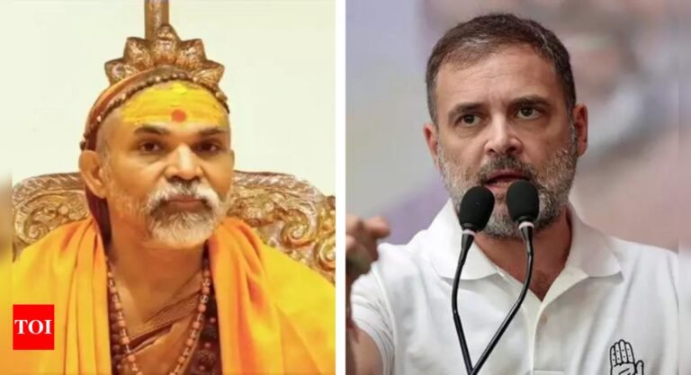 What Shankaracharya said over Rahul Gandhi’s Hindu remark in Lok Sabha | India News